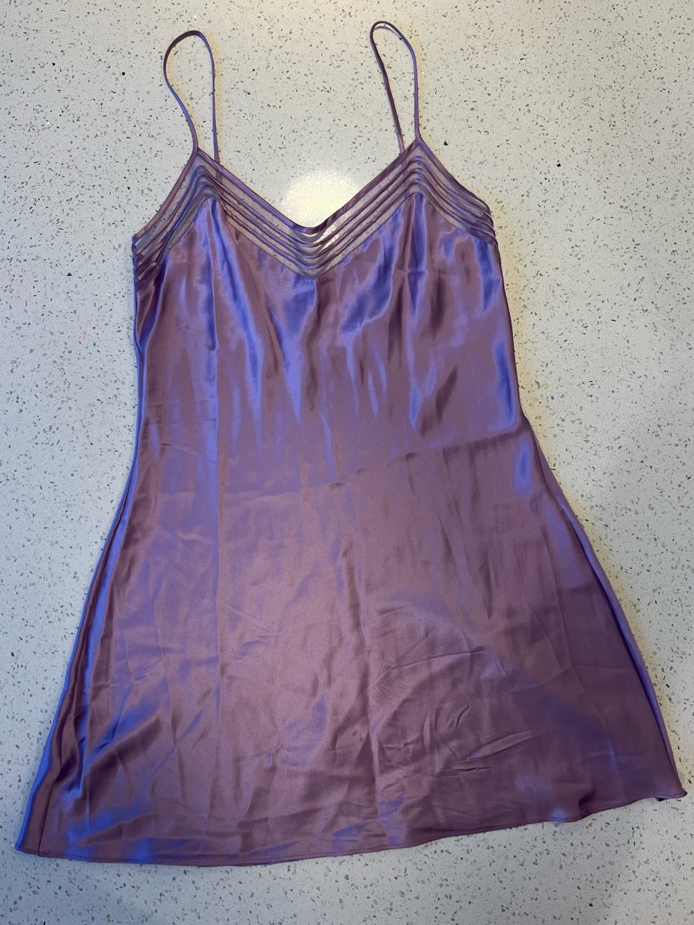 NWOT 100% Silk Victoria's Secret Lavender Slip